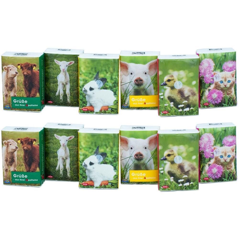 Taschentücher Pocket Tierkinder 2x 2x336x7 St Tücher