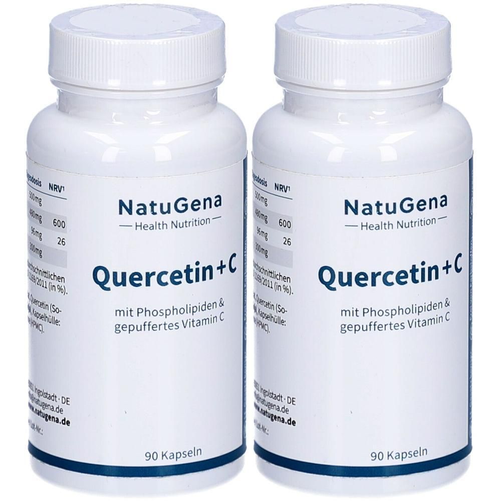 Quercetin+Vitamin C hochdosiert+Magnesium Kapseln 2x 2x90 St