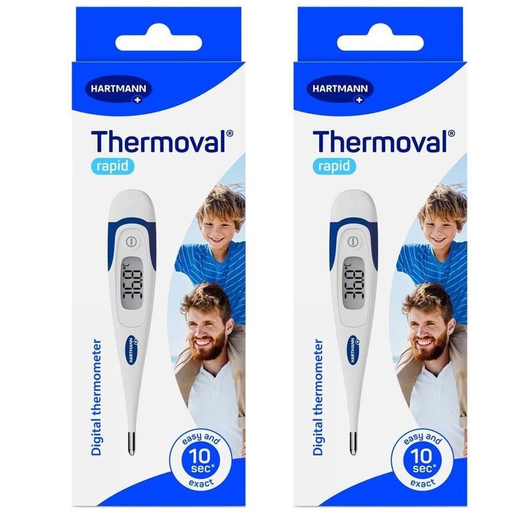 Thermoval rapid Fieberthermometer 2x 2x1 St