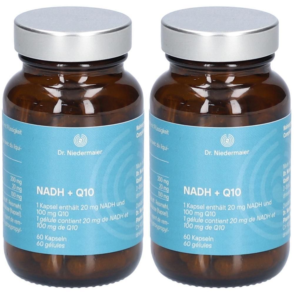 Dr.niedermaier Nadh+Q10 Hartkapseln 2x 2x60 St