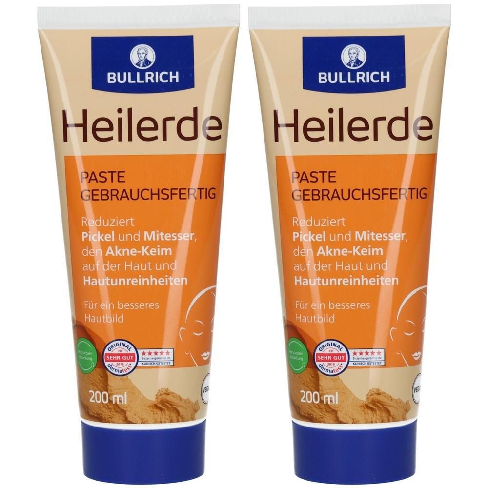 Bullrich Heilerde Paste ohne Schachtel 2x 2x200 ml