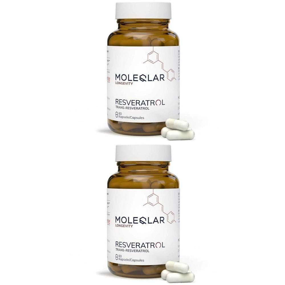 Moleqlar Resveratrol Trans-Resveratrol Kapseln 2x 2x60 St