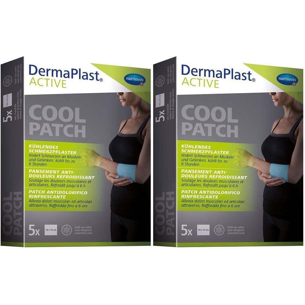 Dermaplast Active Cool Patch 10x14 cm 2x 2x5 St Pflaster
