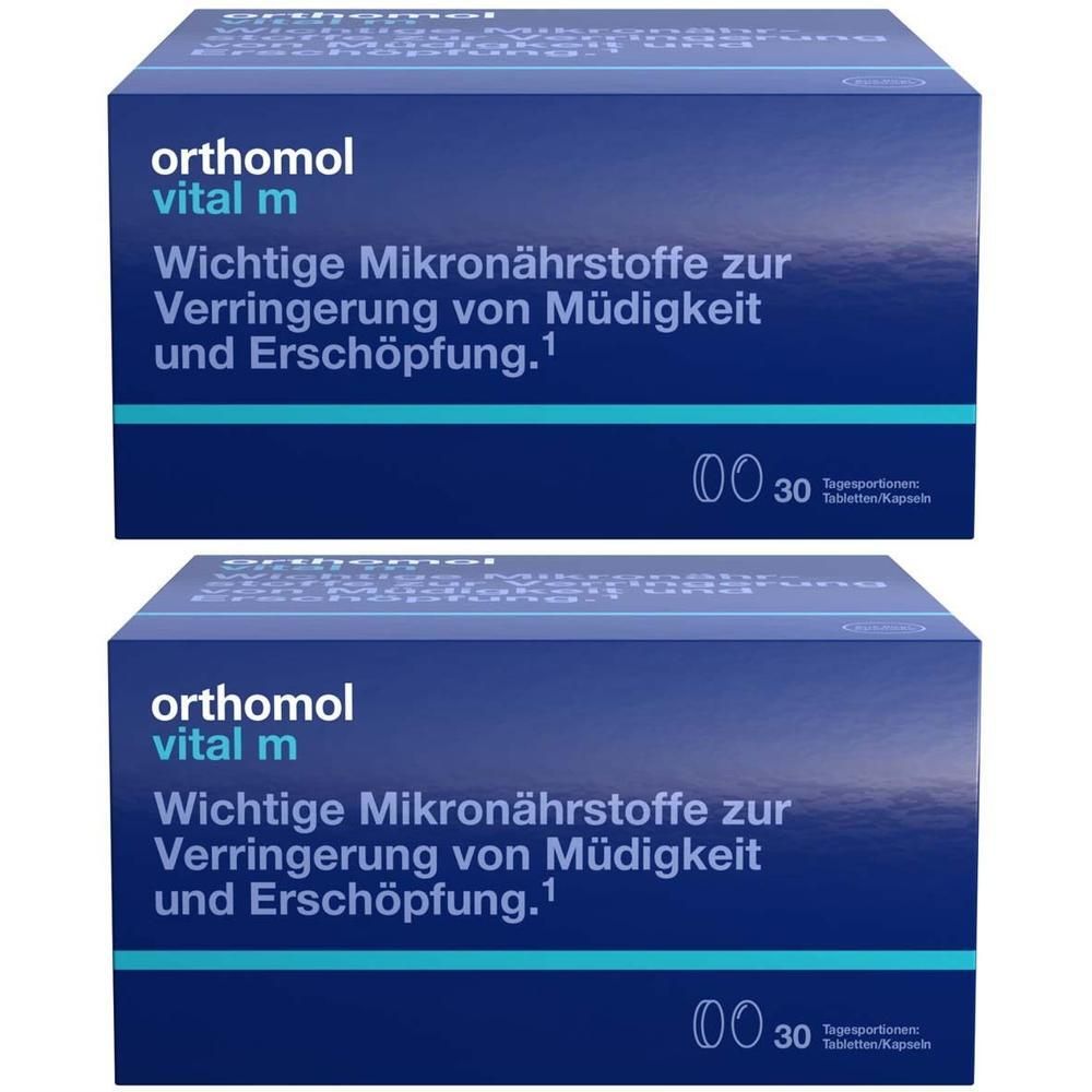 Orthomol Vital M Tabletten/Kaps.Kombipack.30 Tage 2x 2x30 St Kombipackung