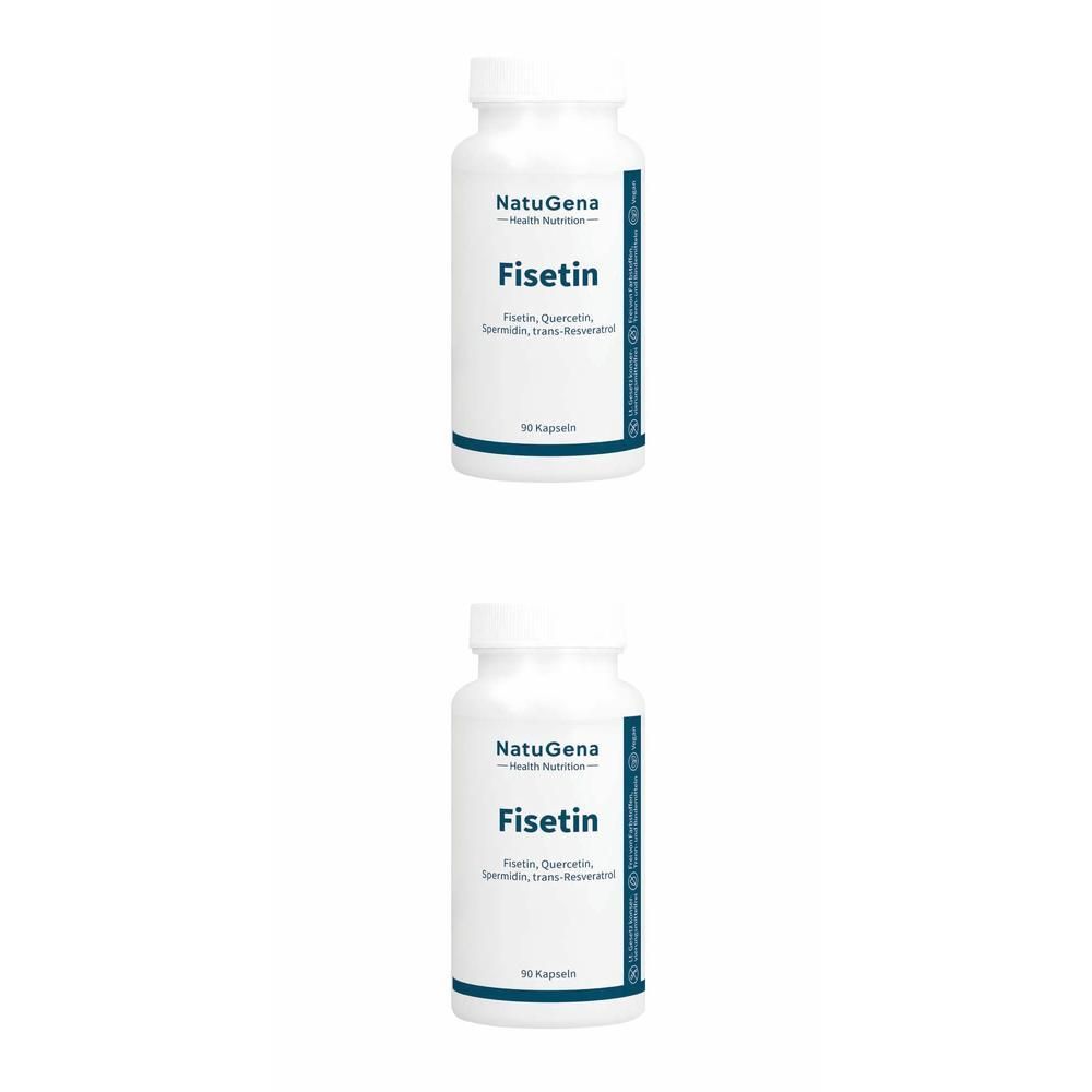 FISETIN+Quercetin+Spermidin+Vitamin B3 vegan Kaps. 2x 2x90 St Kapseln