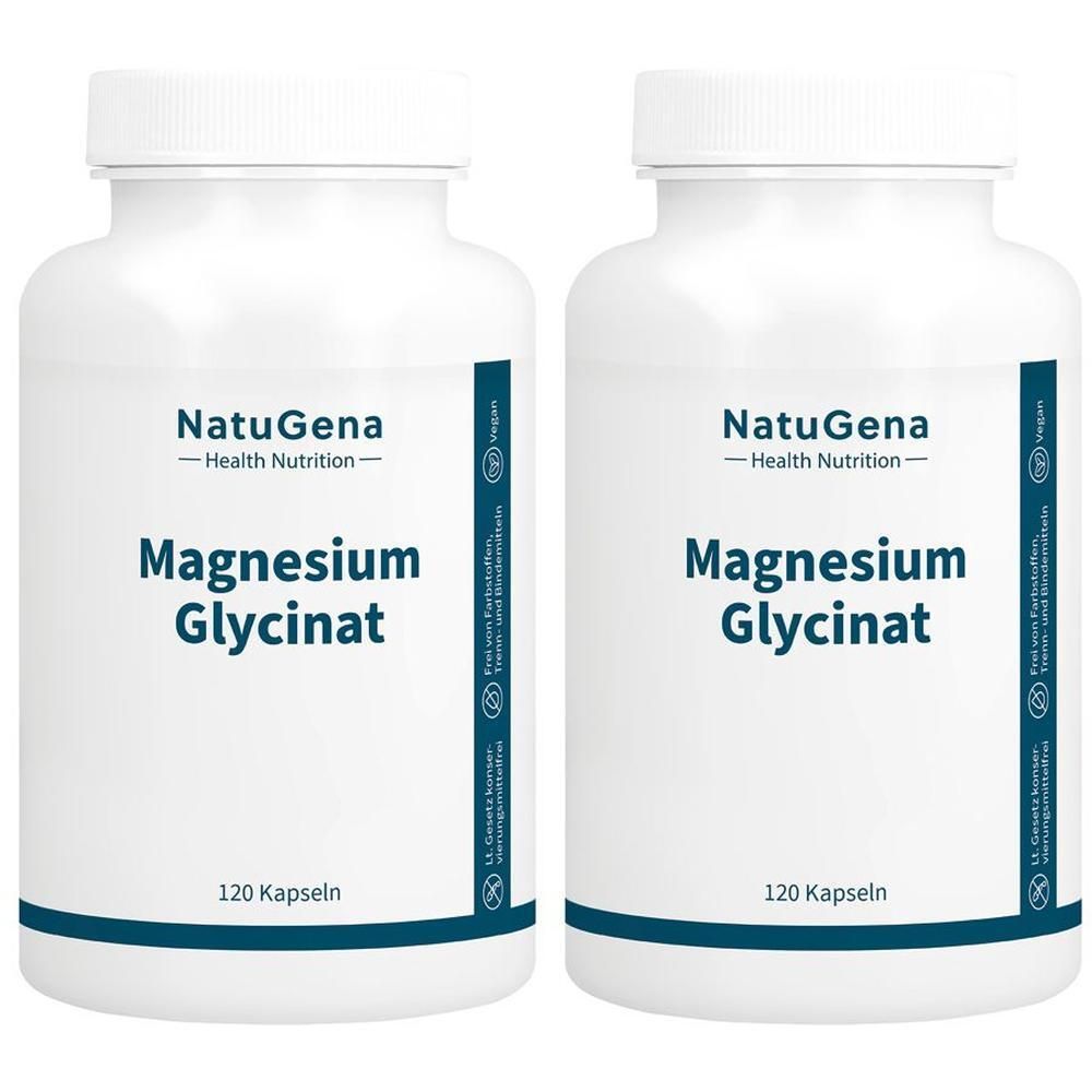 Magnesium Glycinat Kapseln 2x 2x120 St