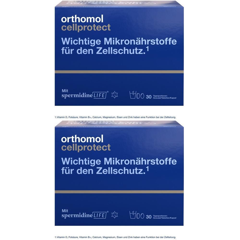 Orthomol Cellprotect Granulat/Tabl./Kapseln Kombi. 2x 2x1 St Kombipackung