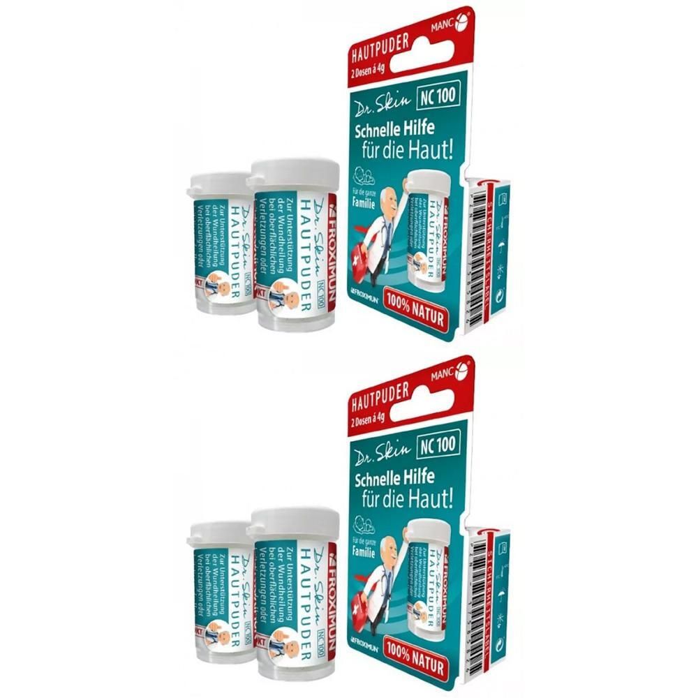 Dr.skin NC 100 Hautpuder 2x 2x2x4 g Puder