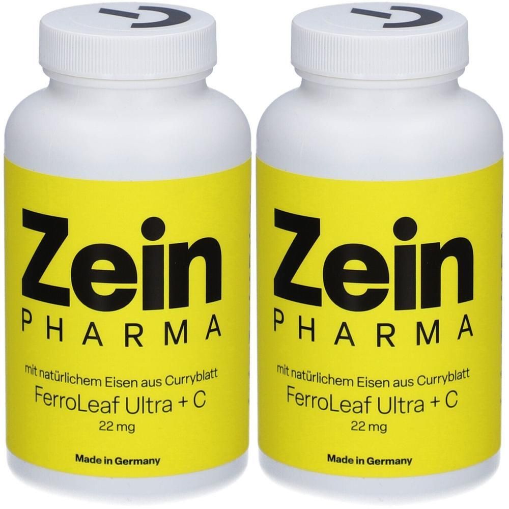 Zeinpharma FerroLeaf Ultra+C 22 mg Kapseln 2x 2x120 St