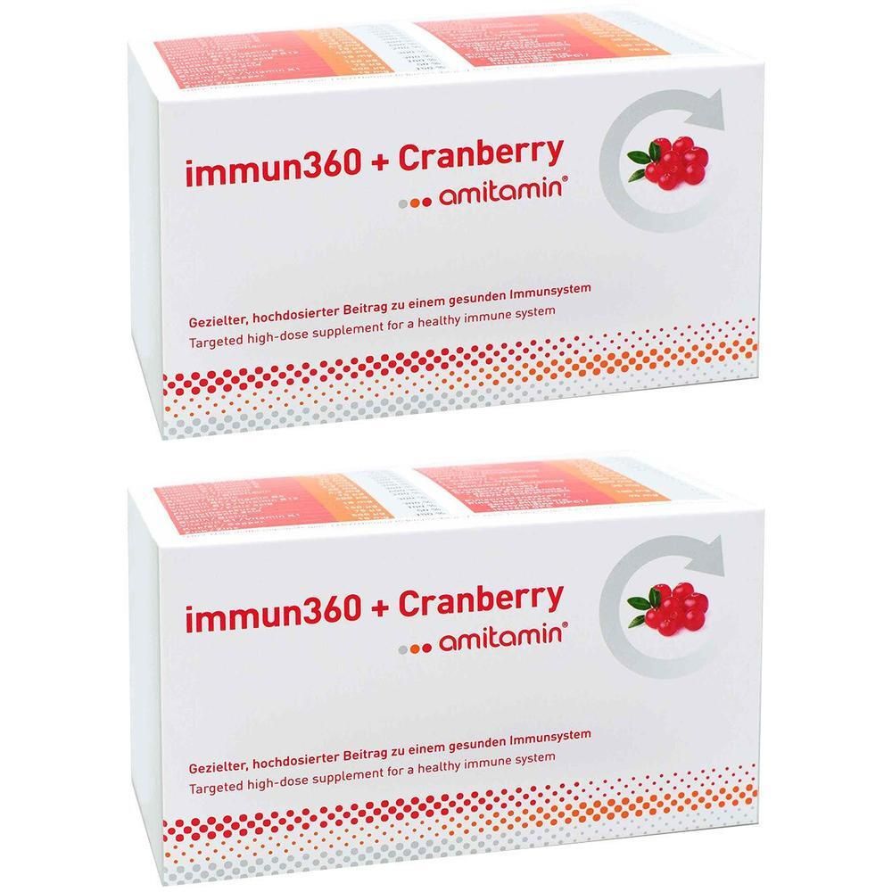 Amitamin immun360+Cranberry Kapseln 2x 2x120 St