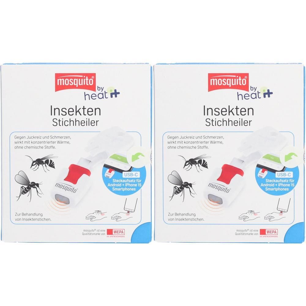 Mosquito heat it USB C Insekten-Stichheiler 2x 2x1 St