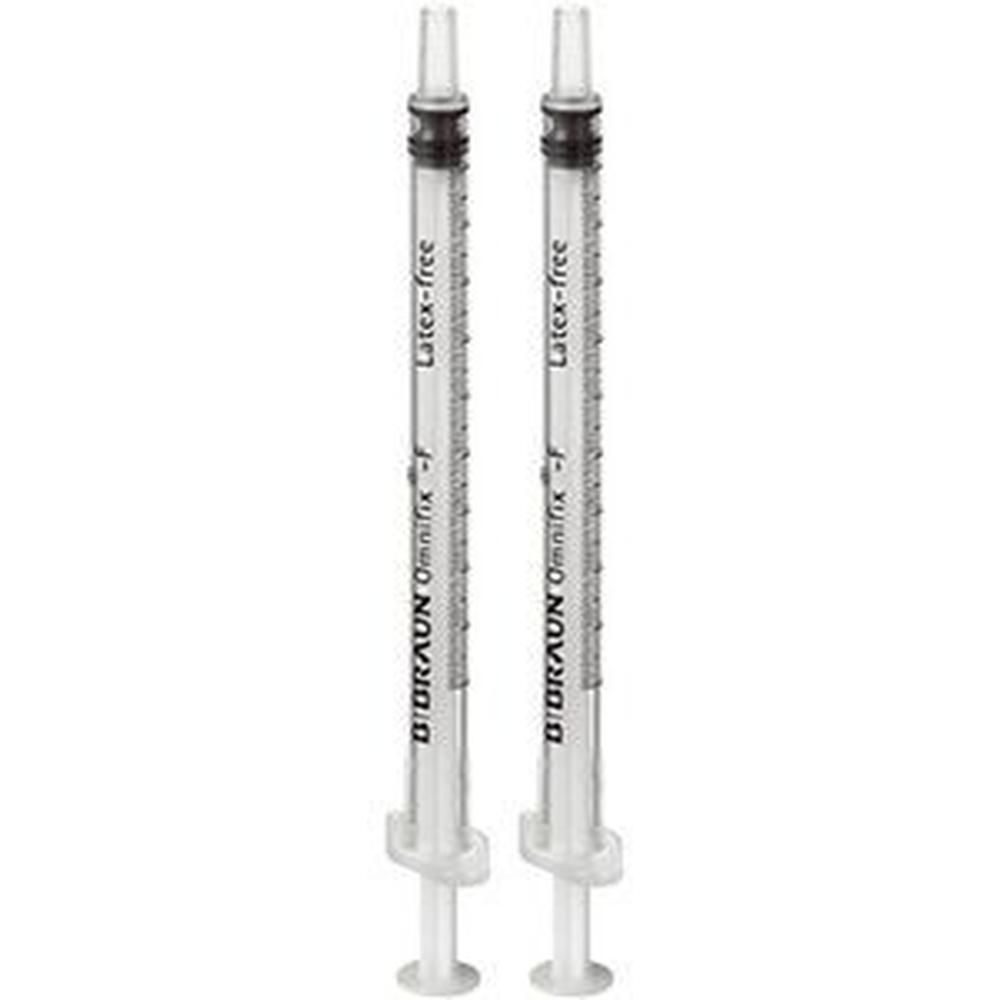 Omnifix F Solo Spr.1 ml 2x 2x100x1 Spritzen