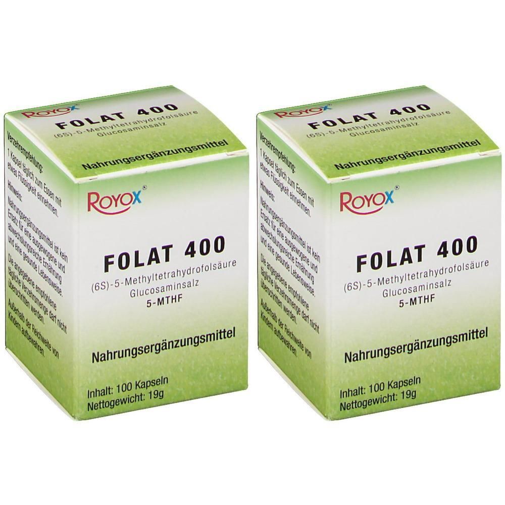 Folat 400 Kapseln 2x 2x100 St