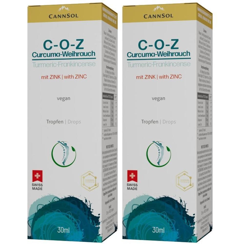Cannsol Curcuma-Weihrauch-Zink Tropfen z.Einnehmen 2x 2x30 ml zum Einnehmen