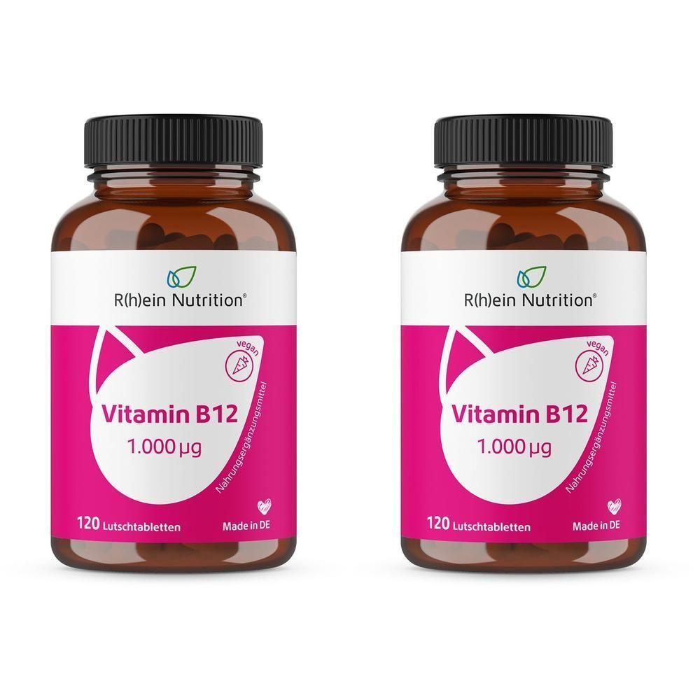 Vitamin B12 1.000 µg Lutschtabletten vegan 2x 2x120 St