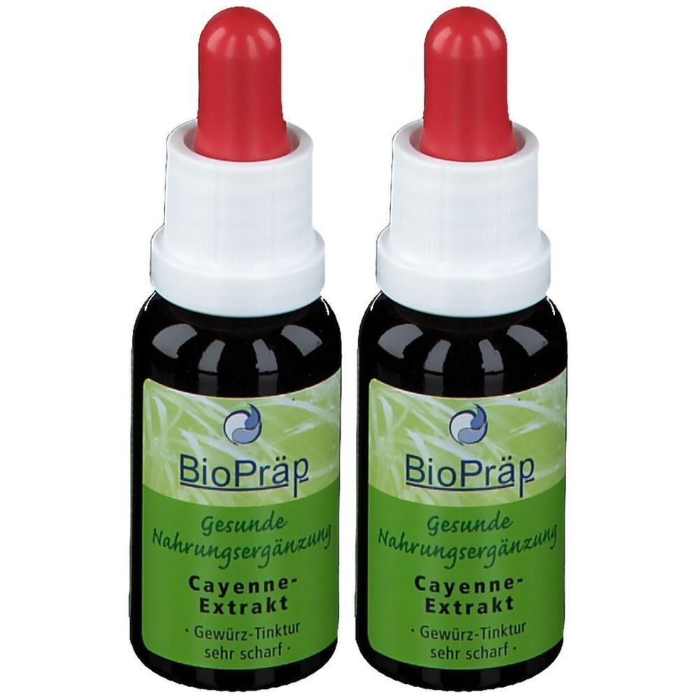 Cayenne Extrakt Gewürz Tinktur 2x 2x20 ml Tropfen