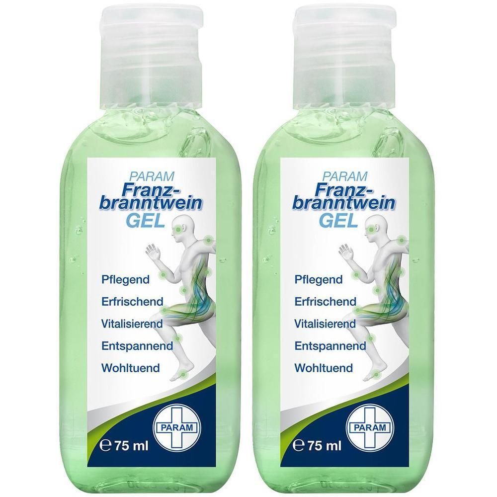 Franzbranntwein GEL für unterwegs 2x 2x75 ml Gel