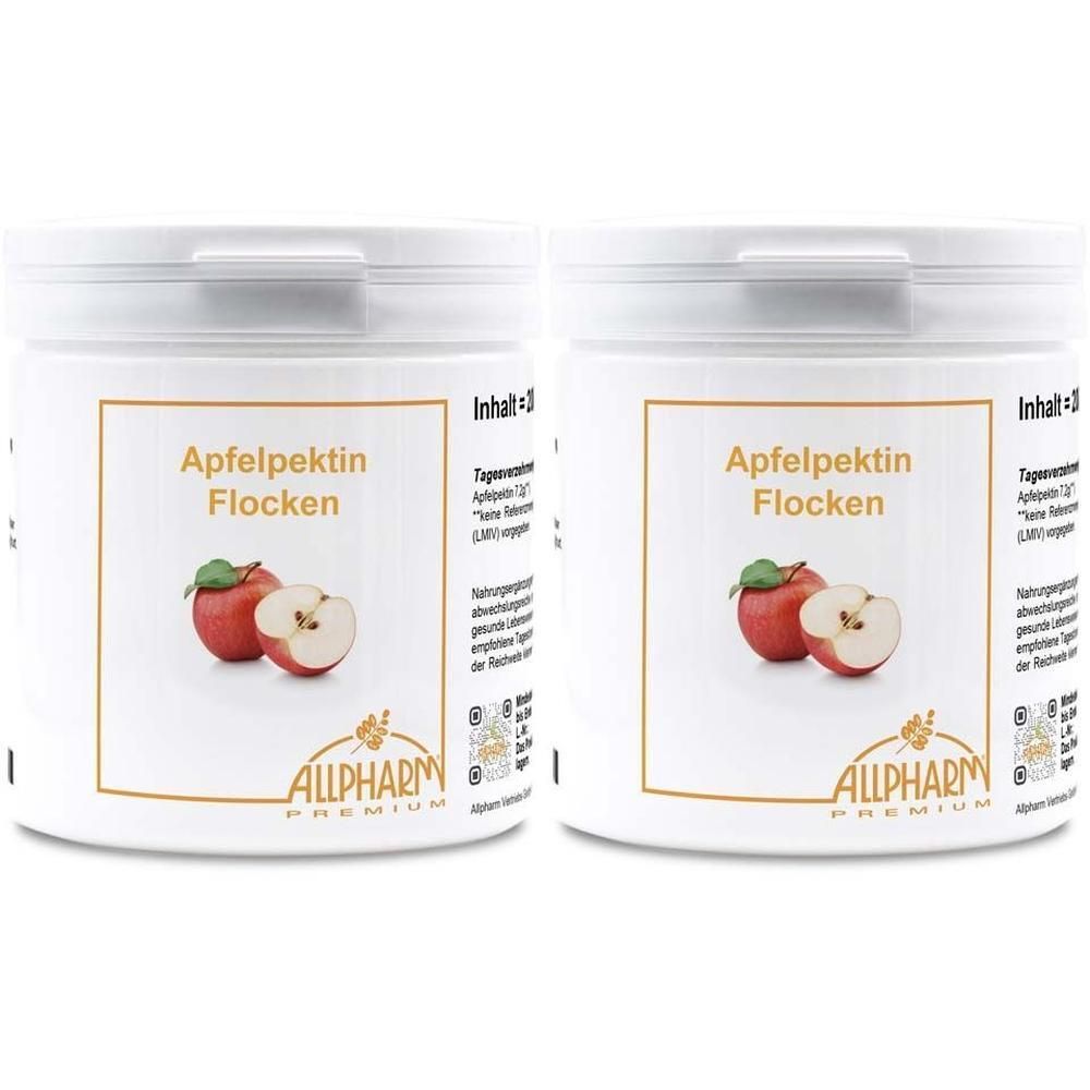 Apfelpektin Flocken 2x 2x200 g Pulver