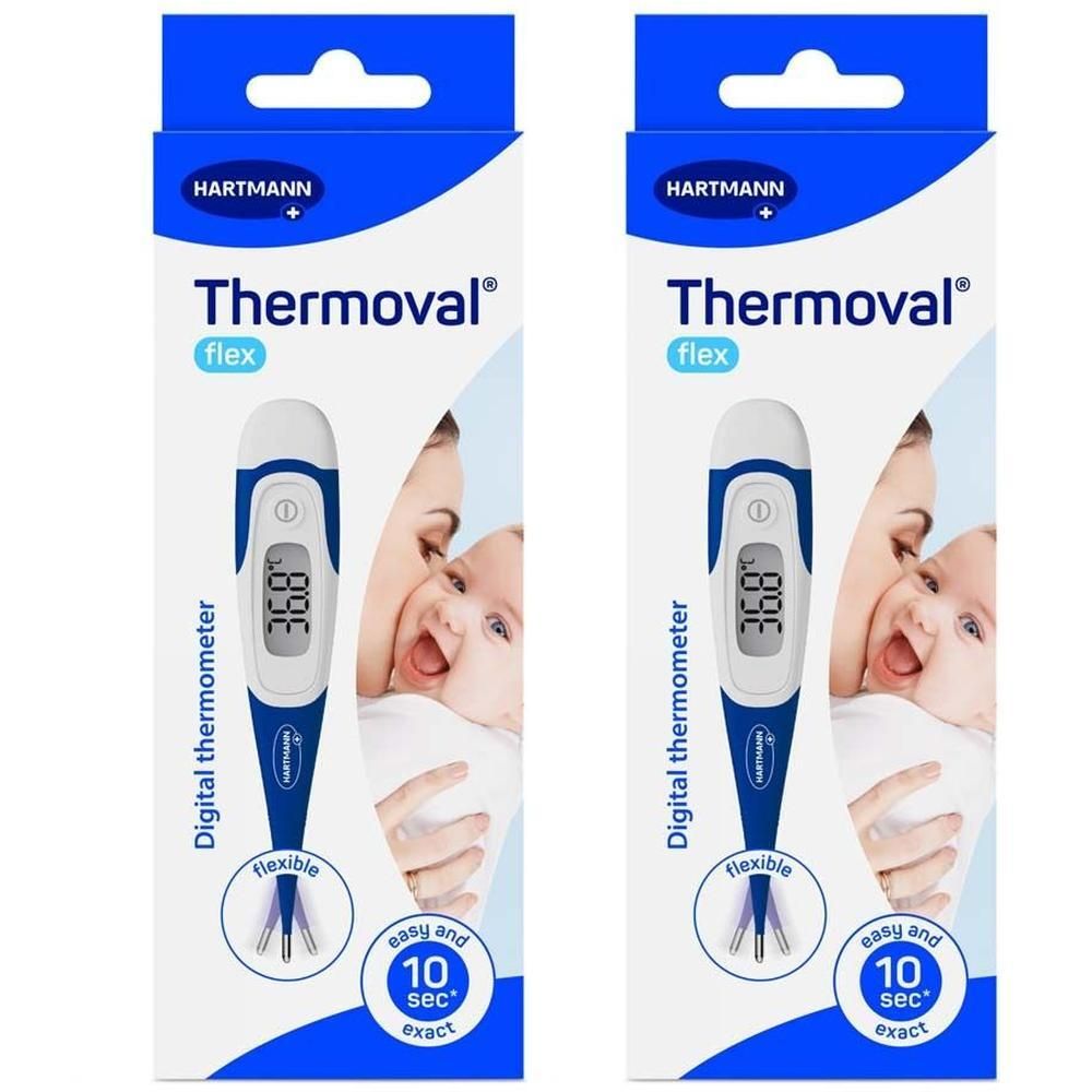 Thermoval flex digitales Fieberthermometer 2x 2x1 St