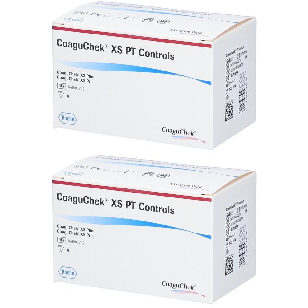 Coaguchek XS PT Controls Lösung 2x 2x1x4 St