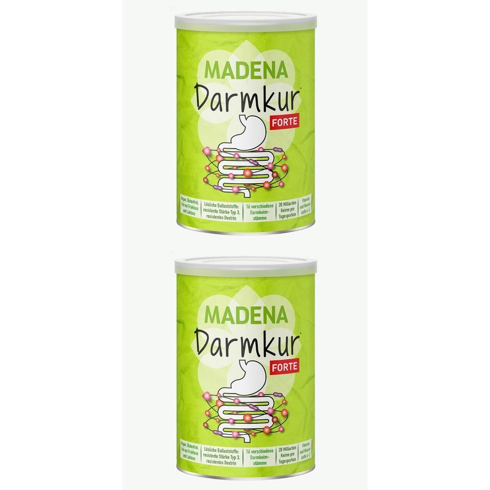 Madena Darmkur forte Pulver 2x 2x600 g