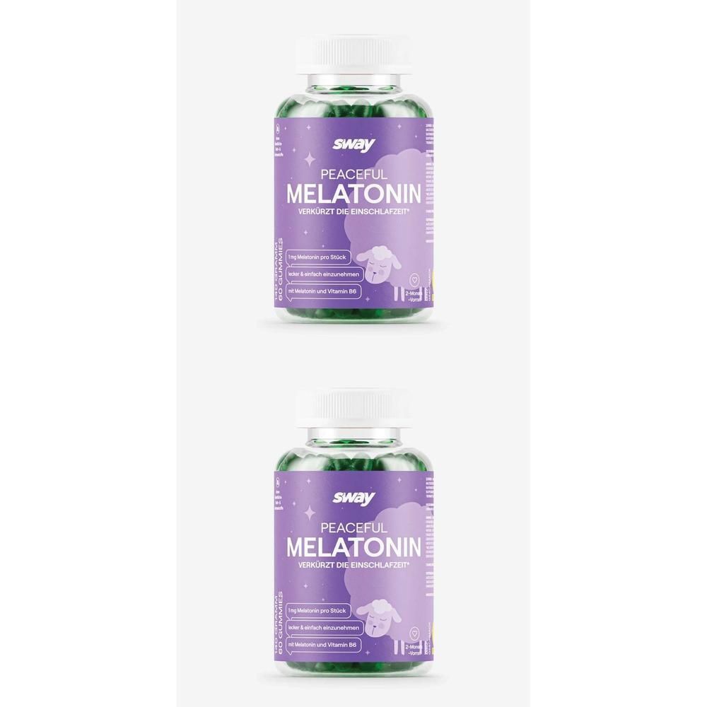 Peaceful Melatonin 2x 2x140 g Kaudragees