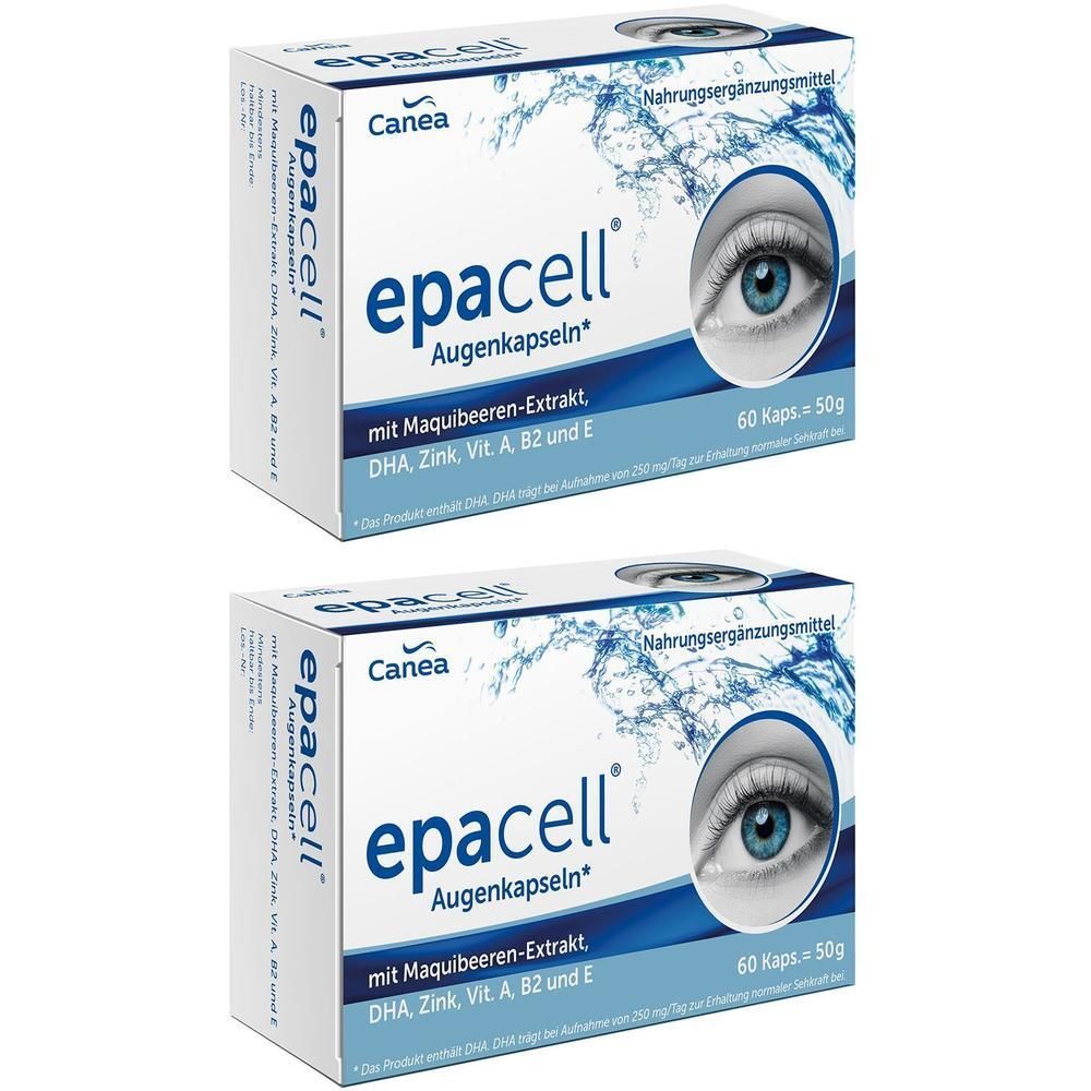 Epacell Augenkapseln m.Maquibeere Dha+Epa 2x 2x60 St Kapseln
