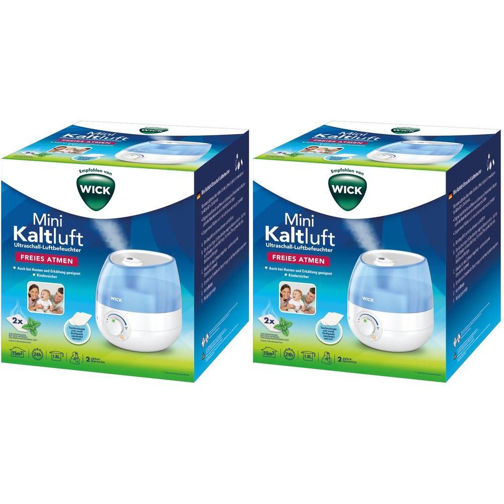 Wick Mini Kaltnebel-Ultraschall-Luftbefeuchter 2x 2x1 St