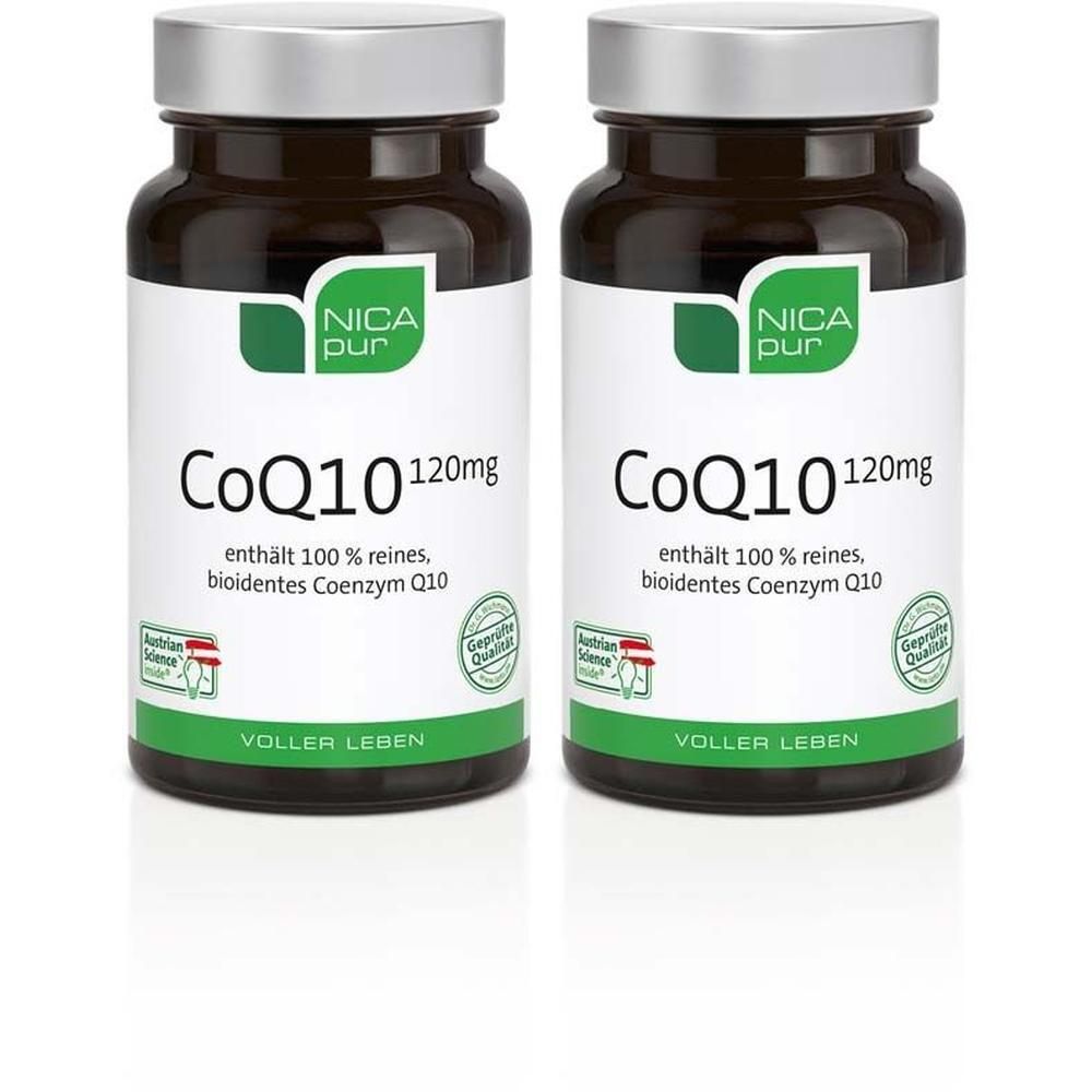 Nicapur CoQ10 120 mg Kapseln 2x 2x60 St
