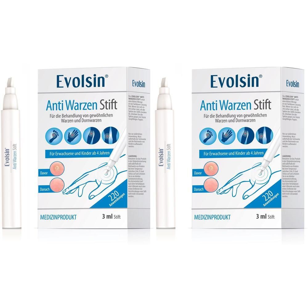 Evolsin Anti-Warzen Stift 2x 2x3 ml Stifte