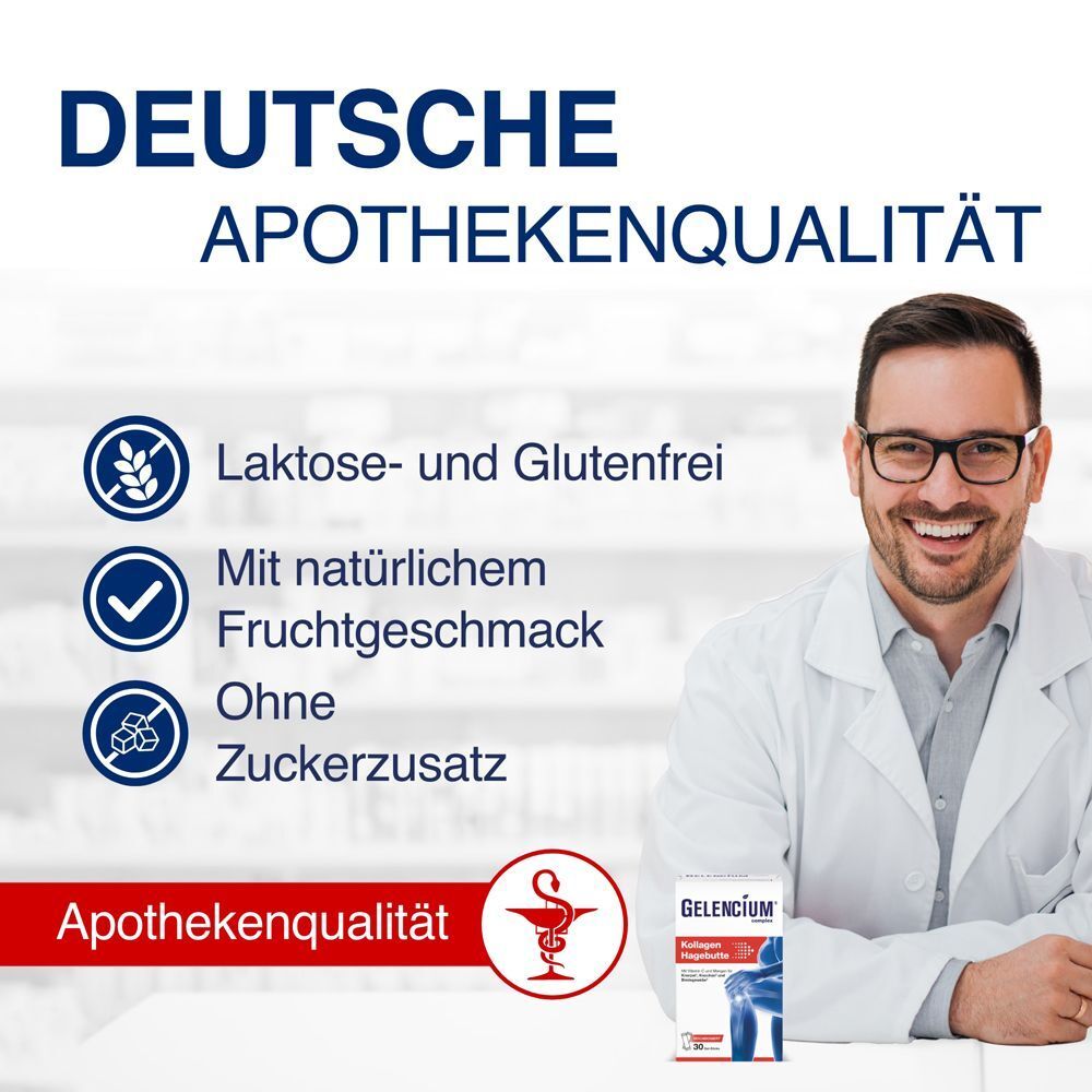 Deutsche Apothekenqualität: Laktose- und glutenfrei, mit natürlichem Fruchtgeschmack, ohne Zuckerzusatz.