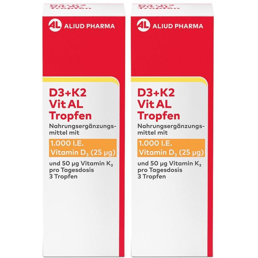 D3+K2 Vit AL 1000 I.e./50 µg Tropfen 2x 2x11,5 ml