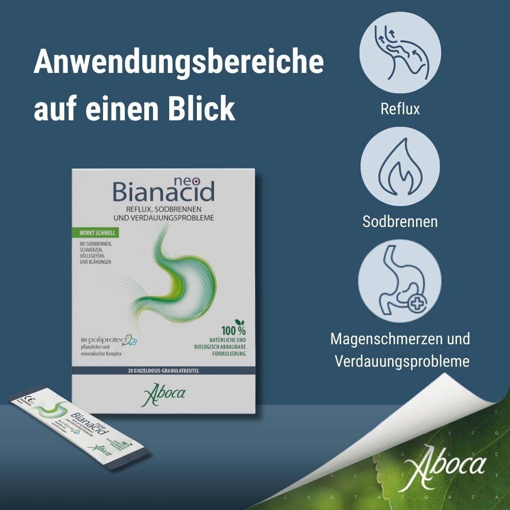 NeoBianacid Beutel Zitrone: Natürlich wirksam bei Reflux und Verdauungsproblemen