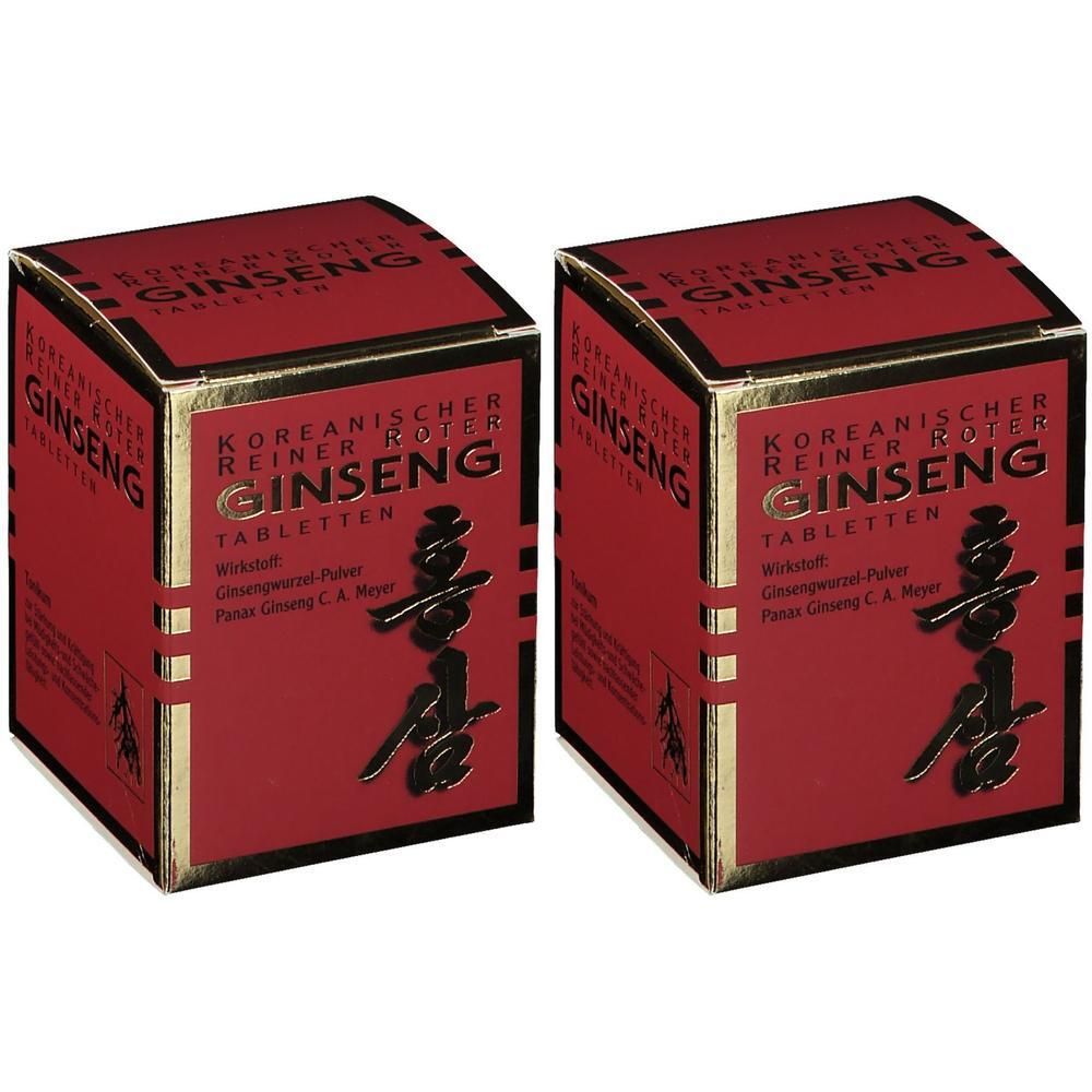 Koreanischer Reiner Roter Ginseng 300 mg Tabletten 2x 2x200 St