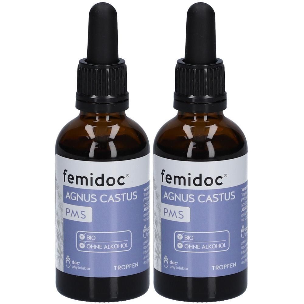 Femidoc Agnus Castus PMS o.Alkohol Tropfen z.Einn. 2x 2x50 ml zum Einnehmen