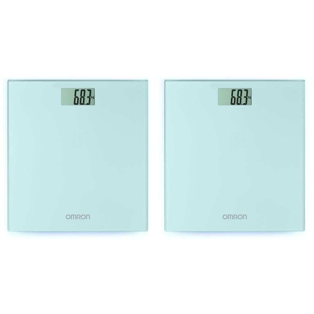 Omron Hn-289 digitale Personenwaage silbergrau 2x 2x1 St