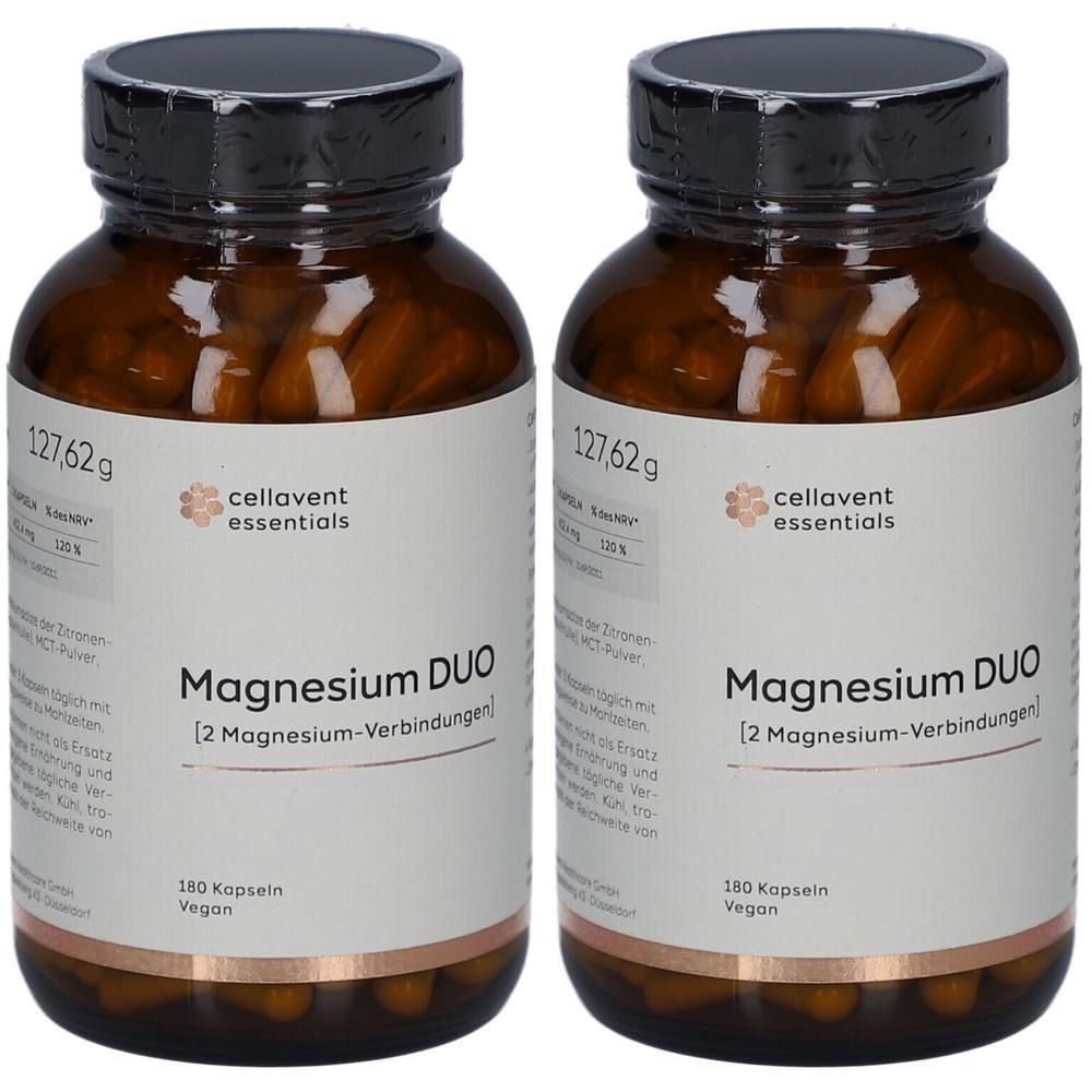 Cellavent essentials Magnesium 450 mg Duo Kapseln 2x 2x180 St