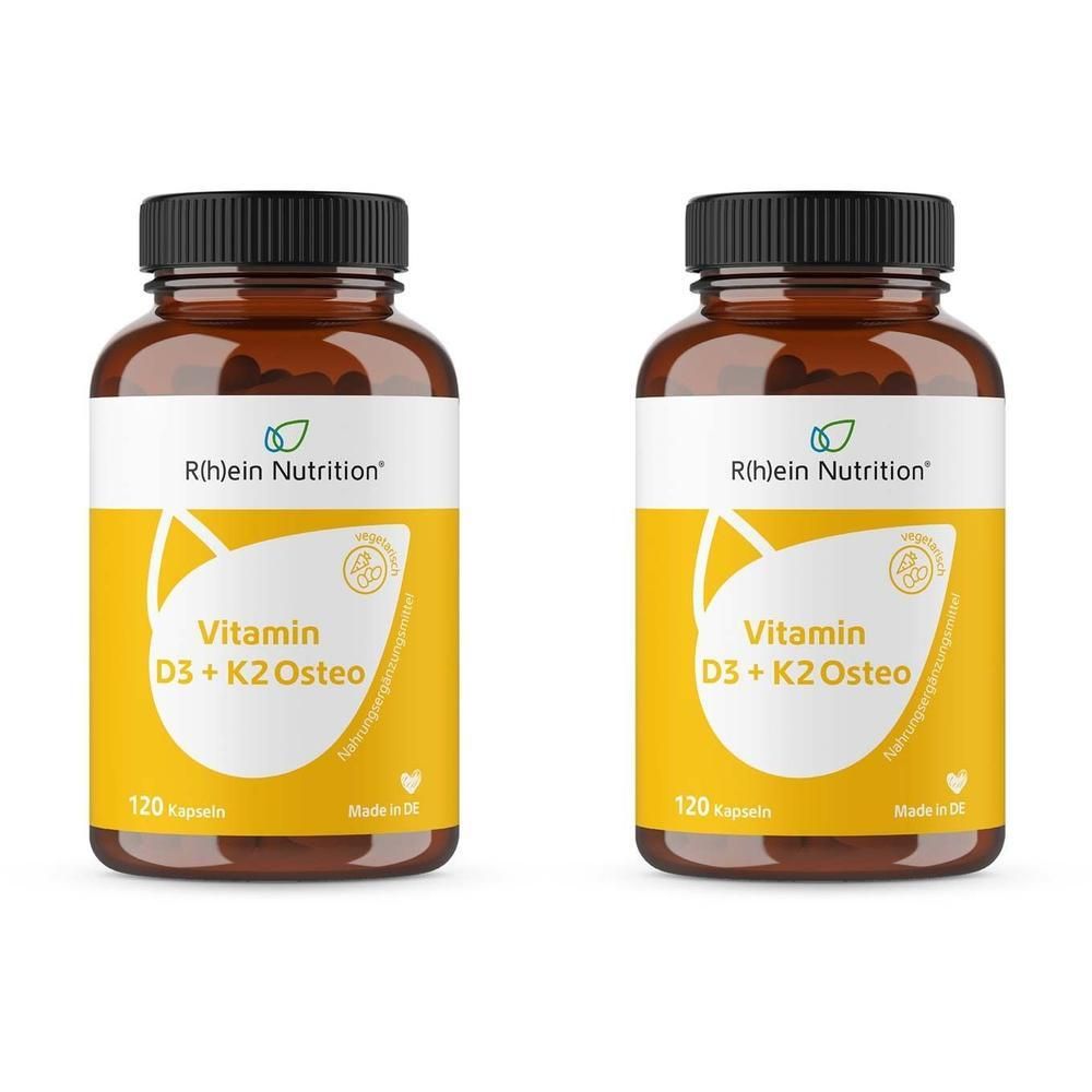 Vitamin D3+K2 Osteo 2.000 I.e. Vit.D3+80 µg K2 Kps 2x 2x120 St Kapseln