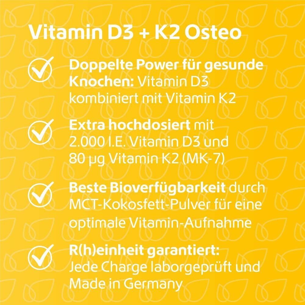R(h)ein Nutrition Vitamin D3 + K2 Osteo