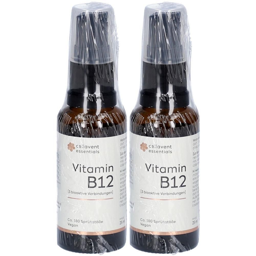 Cellavent essentials B12 500 µg 3fach Kompl.Spray 2x 2x25 ml Spray