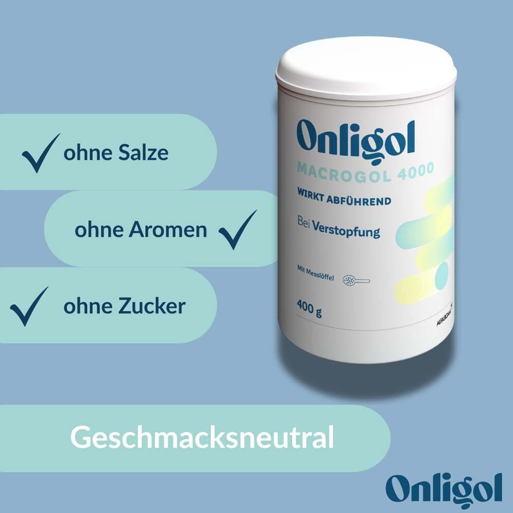 Onligol 4000 – bei Verstopfung, geschmacksneutral und ohne Zusatzstoffen