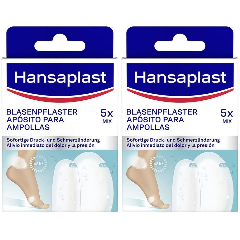 Hansaplast Blasen-Pflaster Mix Pack 2x 2x5 St Pflaster