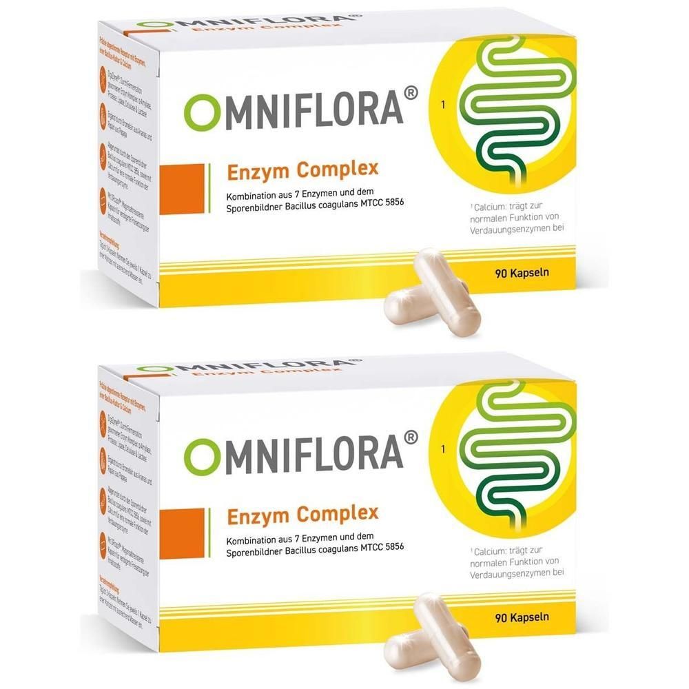 Omniflora Enzym Complex m.Bacillus coagulans Kaps. 2x 2x90 St Kapseln