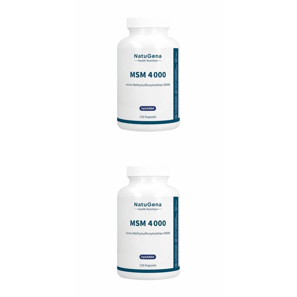MSM 4000 vegan Kapseln 2x 2x150 St