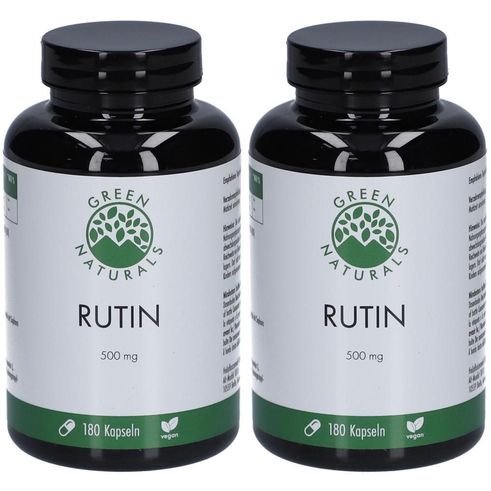 Green Naturals Rutin 500mg Sophora Japoni.veg.Kps. 2x 2x180 St Kapseln