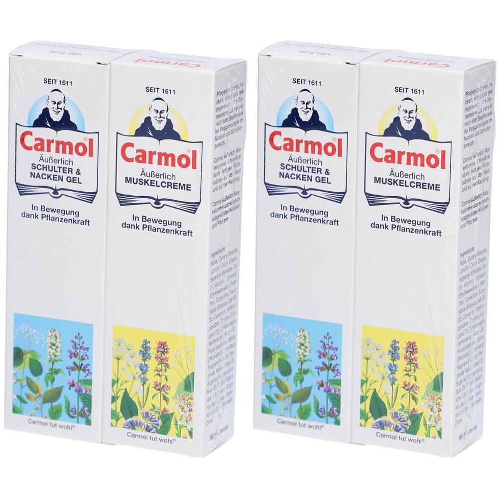 Carmol Äußerlich Set Muskelcr.&Schulter-&Nack.Gel 2x 2x2x60 g Kombipackung