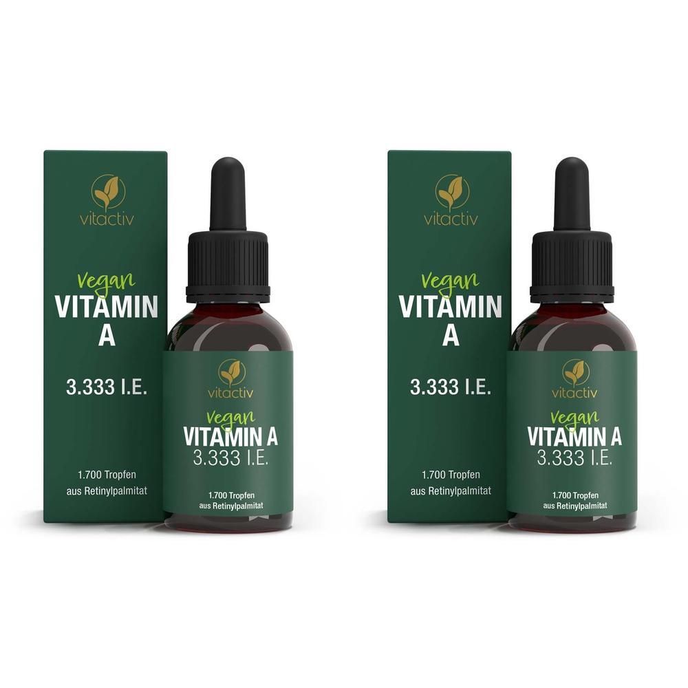 Vitamin A Tropfen 2x 2x50 ml zum Einnehmen