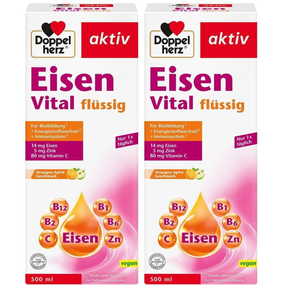 Doppelherz Eisen Vital Tonikum 2x 2x500 ml