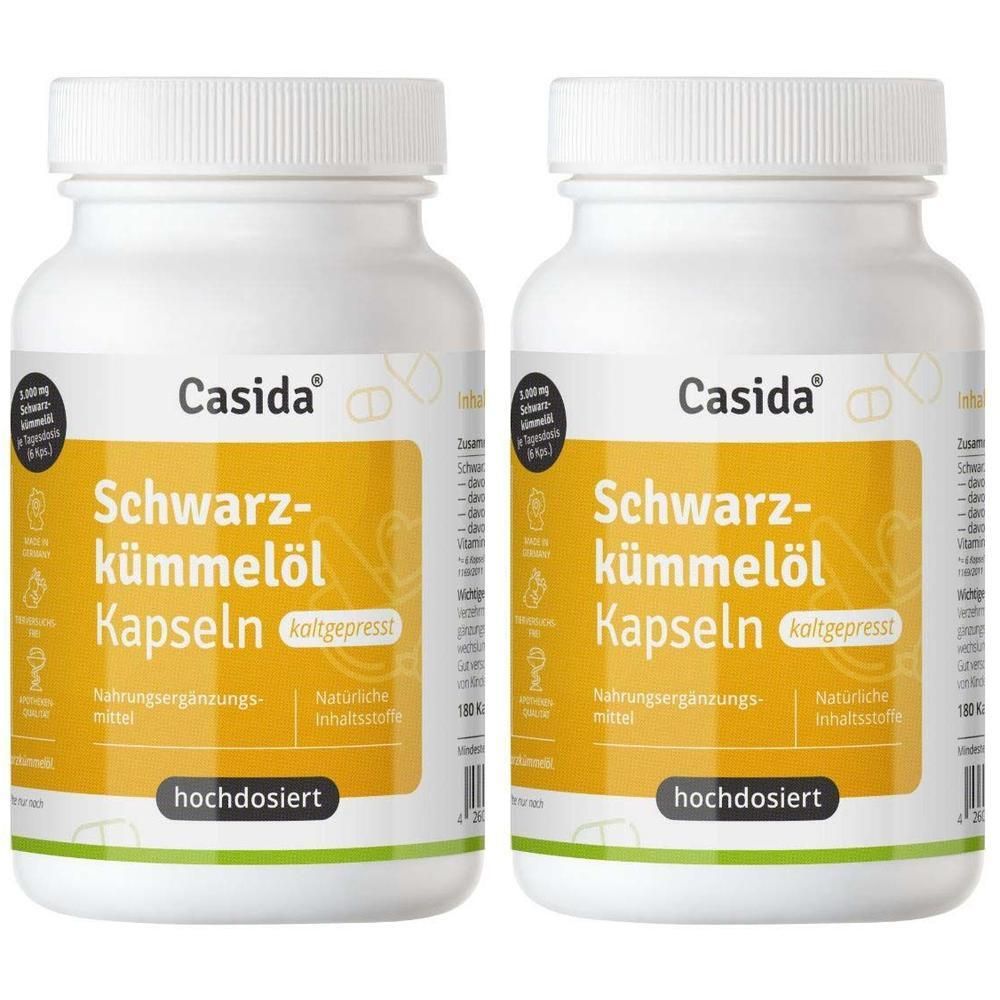 Schwarzkümmelöl Kapseln 3000 mg hochdosiert 2x 2x180 St