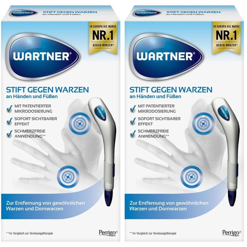 Wartner Stift gegen Warzen 2.0 2x 2x1 St Stifte